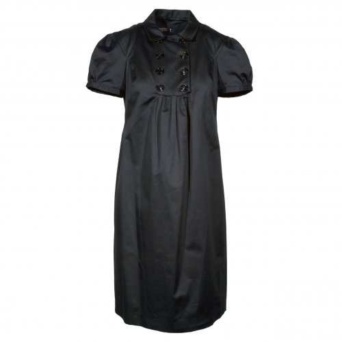 BURBERRY BLACK DRESS WITH BUTTONS SIZE:IT42