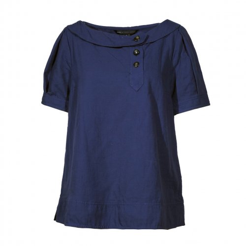 MARC by MARC JACOBS BLUE BUTTONED TOP SIZE:M
